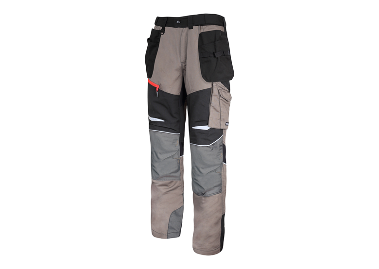 Werkbroek kaki met stretch inzetstukken XL Lahti Pro L4050904