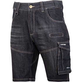 Versterkte korte broek denim zwart L ce Lahti Pro L4070803