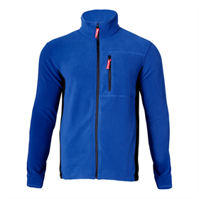 Fleece sweater marineblauw / zwart, L Lahti Pro LPBP2L