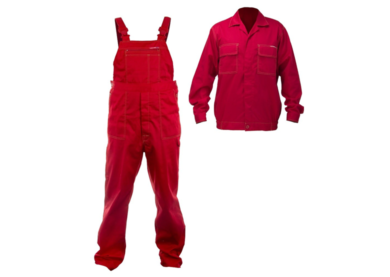 Bedrijfskleding - set (jas + tuinbroek) rood, 2XL quest Lahti Pro LPQE882X