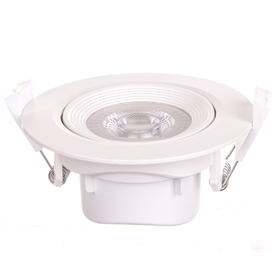 Downlight LED 5W witte ronde inbouw roterend Lamprix 427884