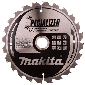 Zaagblad voor hout 235x30mm T24 Makita B-09444