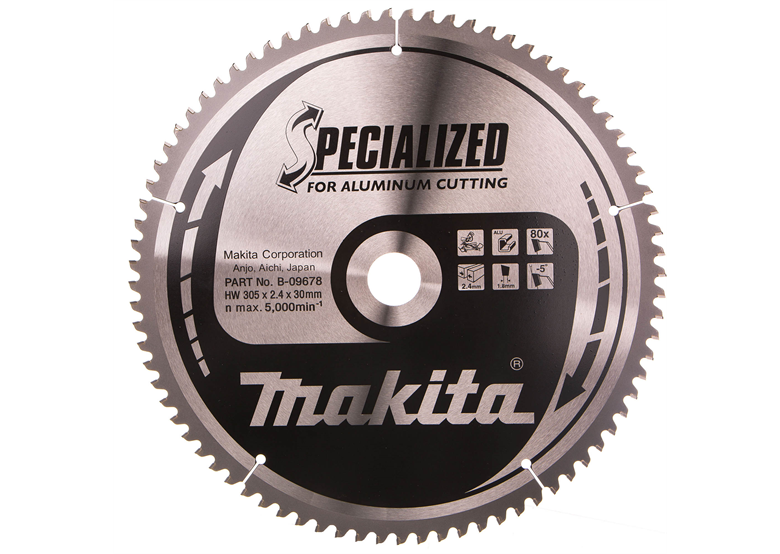 Cirkelzaag voor aluminium 305x30mm T80 Makita B-09678