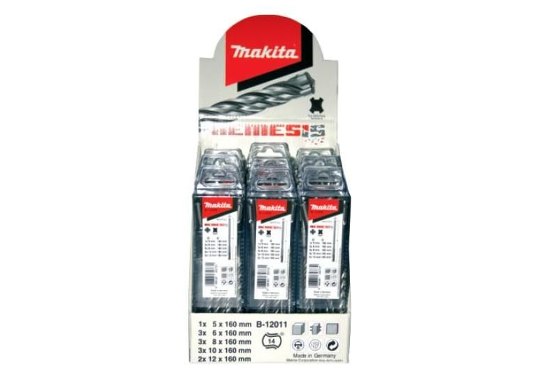 Betonborenset P4S 9-delig SDS-PLUS NEMESIS Makita B-12011
