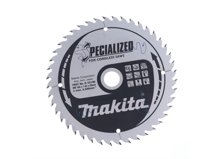 Zaagblad 165x20mm Makita B-53198