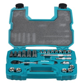 Dopsleutels 3/8", set van 23 stuks Makita B-65573