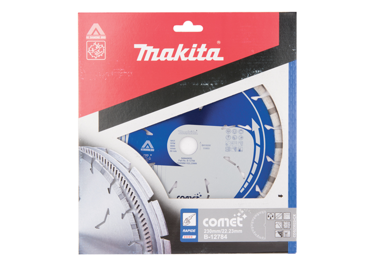 Diamantdoorslijpschijf 230mm Makita COMET RAPID COOL
