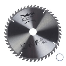 Zaagblad voor hout HM 235x30mm T48 Makita D-03931