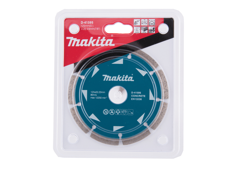Diamantschijf 125x22,23mm met segment 10st. Makita D-41595-10