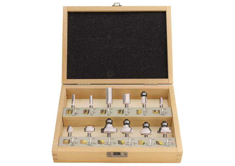 Frezenset 6mm 12-delig Makita D-57065