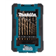 19-delige ProBox metaalborenset HSS-Co, DIN 338 (kobaltlegering) Makita D-67561