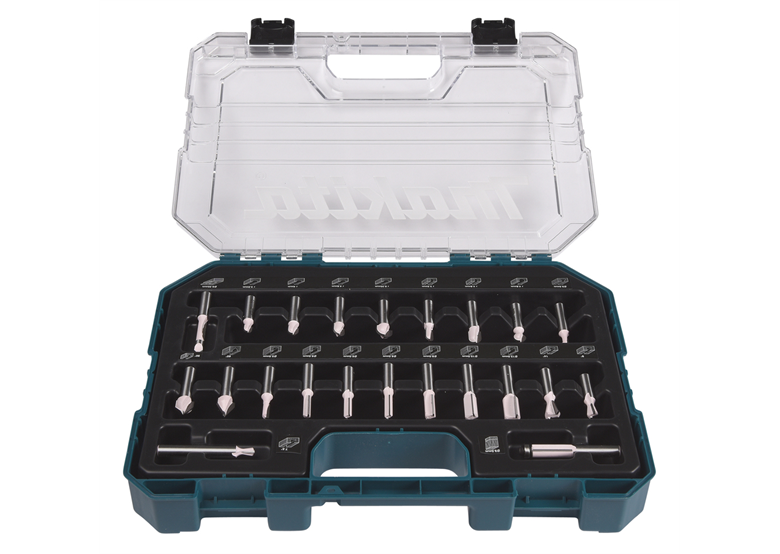 Frezenset 8mm 22-delig Makita D-74784