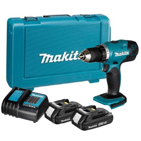 Boor-schroefmachine Makita DDF453SYE 2x1.5Ah