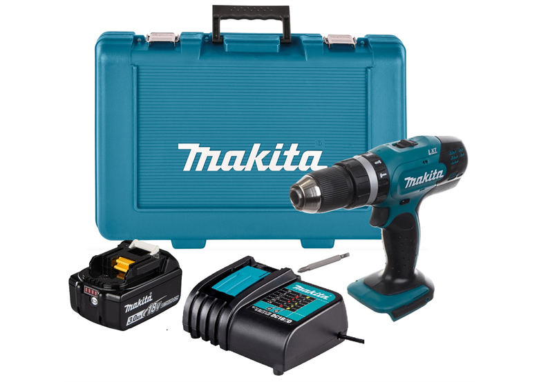 Klopboor-/schroefmachine Makita DHP453RFX8 1x3.0Ah