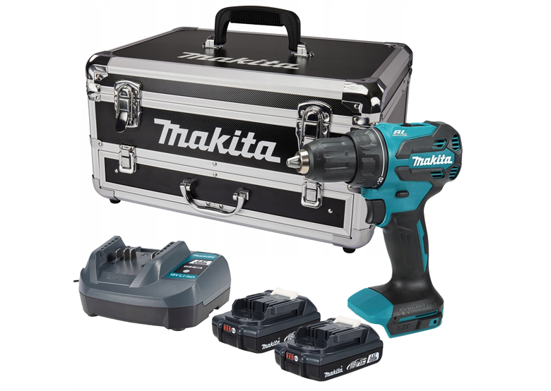 Klopboor-/schroefmachine Makita DHP490WVX7 2x2.0Ah