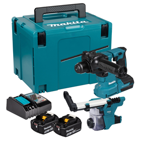 Hamer boor Makita DHR183RTWJ 2x5.0Ah