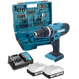 Klopboor-/schroefmachine Makita HP488D007 2x2.0Ah