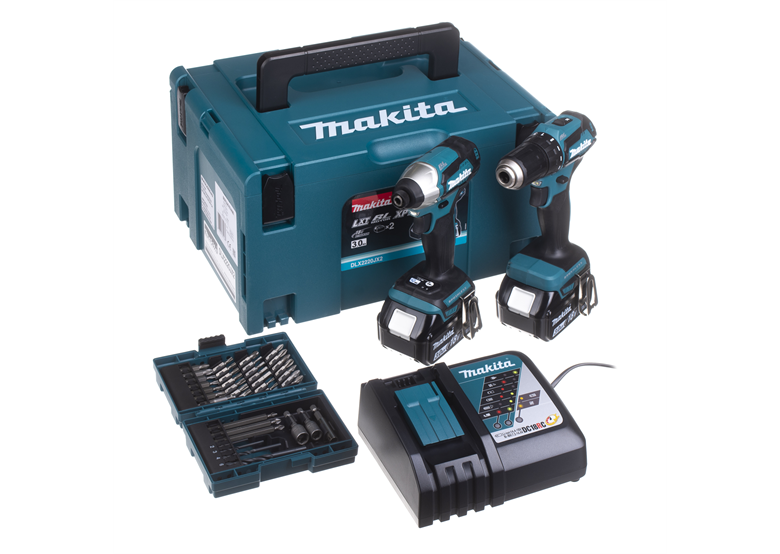 Gereedschap Set 18V Makita LXT DLX2220JX2 2x3.0Ah