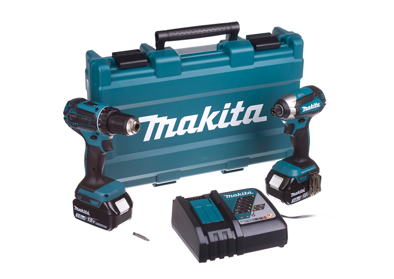 Gereedschap Set 18V Makita LXT DLX2289 2x3.0Ah