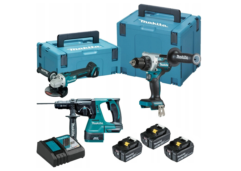 Gereedschap Set 18V Makita LXT DLX3157TJ 3x5.0Ah