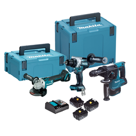 Gereedschap Set 18V Makita LXT DLX3202TJ 3x5.0Ah