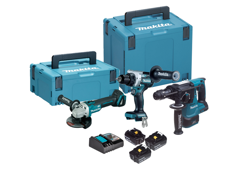 Gereedschap Set 18V Makita LXT DLX3202TJ 3x5.0Ah