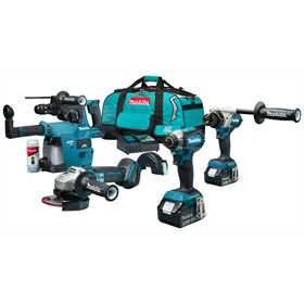Gereedschap Set 18V Makita LXT DLX4155TX1 2x5.0Ah
