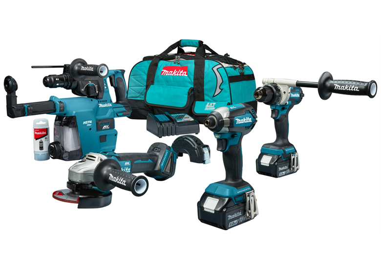 Gereedschap Set 18V Makita LXT DLX4194TX1 2x5.0Ah