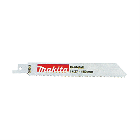 Reciprozaagblad bi-metaal 150 mm, 14 tanden/inch, 5 stuks Makita p-04911