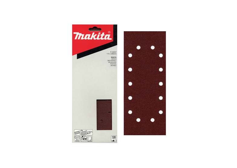 Schuurpapier 115x229mm, K150 (10 stuks.) Makita P-33009