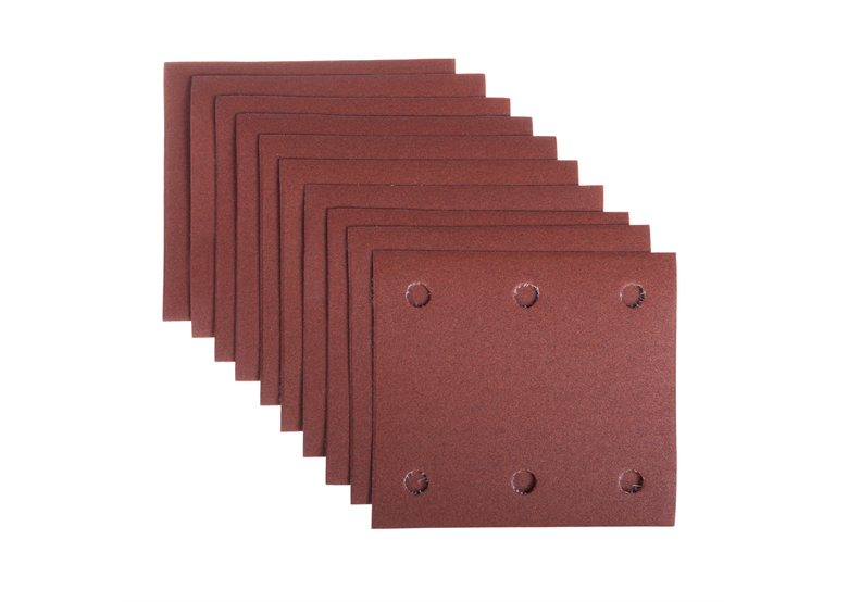 Schuurpapier 114x102 mm 6-gaats K240 Velcro Makita P-33152