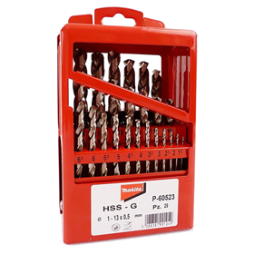 Metaalborenset HSS-G 25-delig Makita P-60523