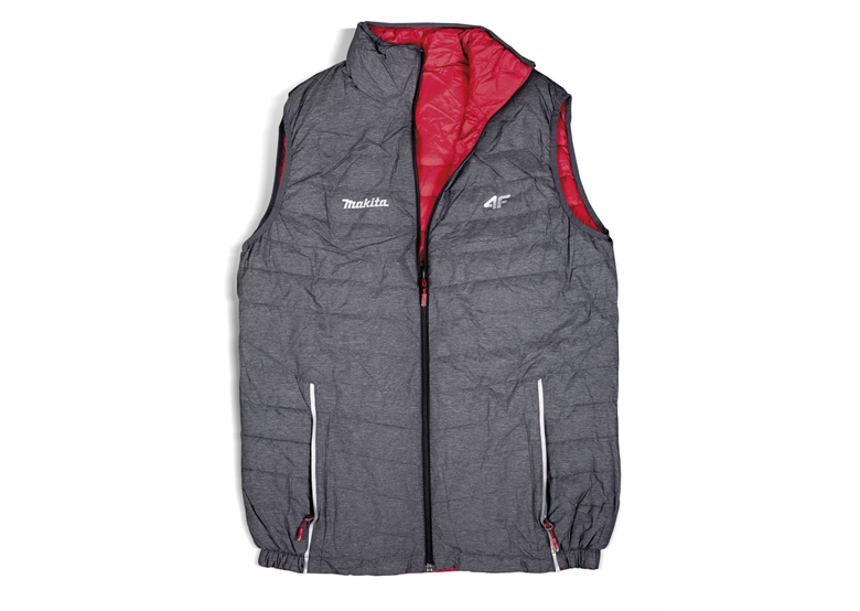 Bodywarmer S, donkergrijs Makita R-0322