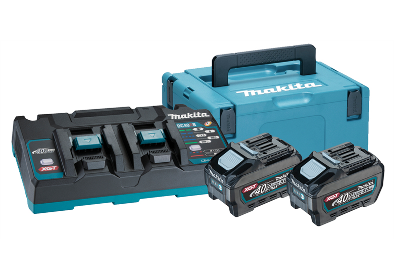 Energie-set Makita XGT 2xBL4050F+DC40RB