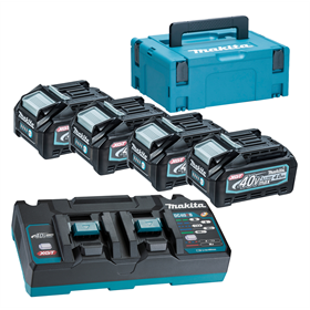 Energie-set Makita XGT 4xBL4040+DC40R