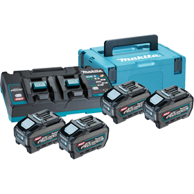 Energie-set Makita XGT 4xBL4050F+DC40RB
