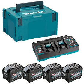 Energie-set Makita XGT 4xBL4080F+DC40RB