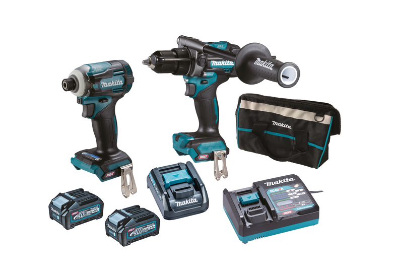 40V elektrisch gereedschapset Makita XGT DK0114G201 2x4.0Ah