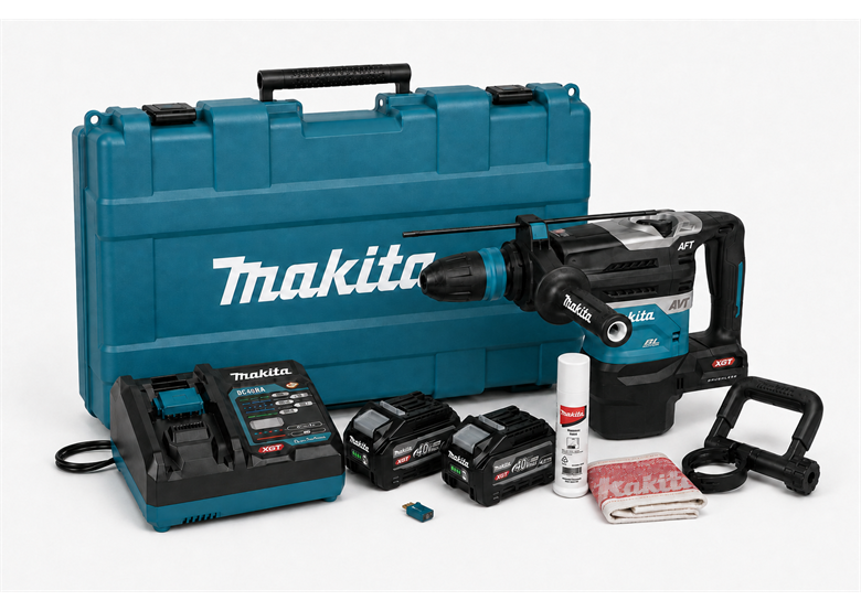 Hamer boor Makita XGT HR005GU201 2x4.0Ah