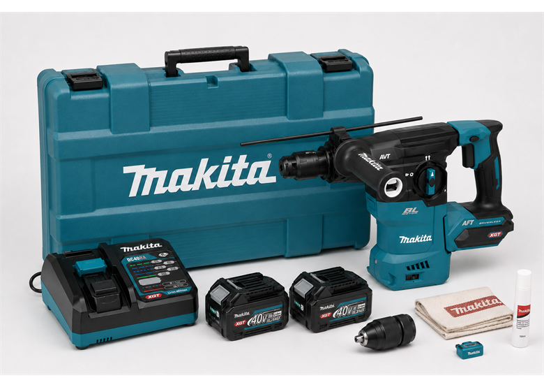 Hamer boor Makita XGT HR009GU202 2x4.0Ah