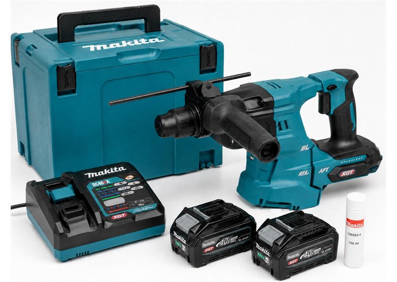 Hamer boor Makita XGT HR011GU201 2x4.0Ah