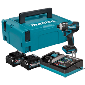 Slagschroevendraaier Makita XGT TD004GD201 2x2.5Ah