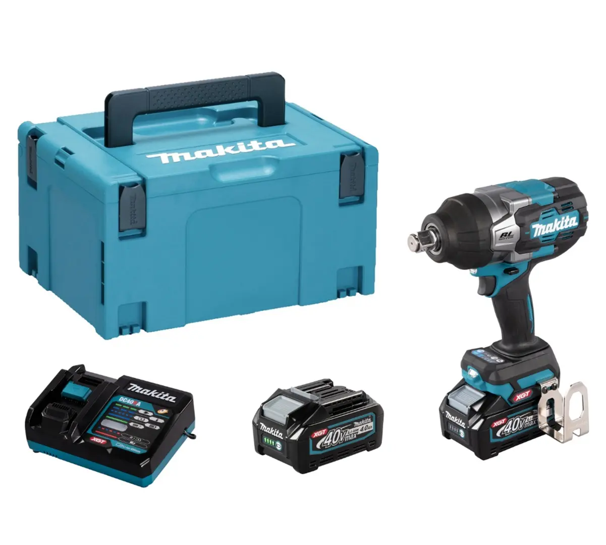 Slagmoersleutel Makita XGT TW001GM201 2x4,0Ah MAKPAC 3