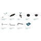 Bosmaaier - accu Makita XGT UR013GZ04
