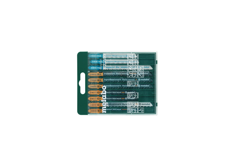 Assortiment decoupeerzaagbladen "SP", 10-delig Metabo 623599000