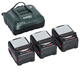Accu 18V 4.0Ah(3st.) + oplader Metabo 685049000