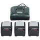 Accu 18V 4.0Ah(3st.) + oplader Metabo 685049000