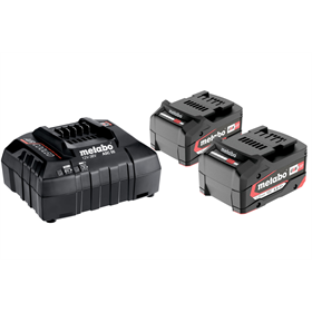 Set 2 accu's 18V Li-Power 4.0Ah met ASC 30-36V-oplader Metabo 685050000