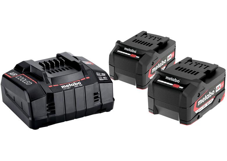 Set 2 accu's 18V Li-Power 5.2Ah met ASC 30-36V-oplader Metabo 685051000