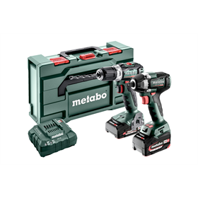 Gereedschap Set 18V Metabo CAS BS 18 L BL/SSW 18 LT 300 BL 1x5.0Ah, 1x2.0Ah